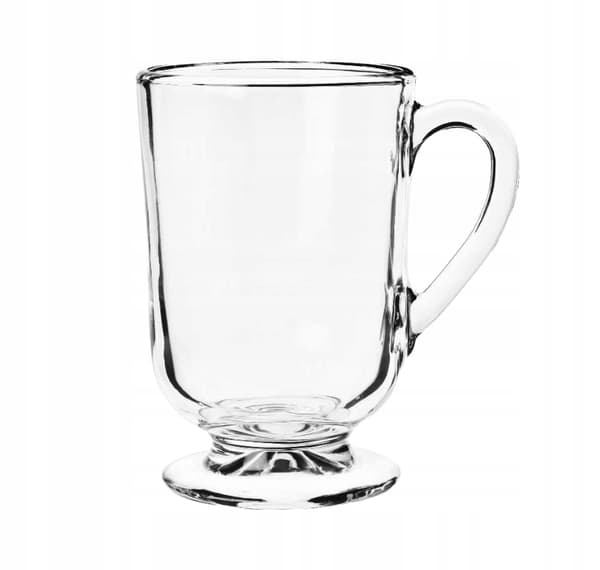 Teglas med hank, transparent, 300 ml, Allo