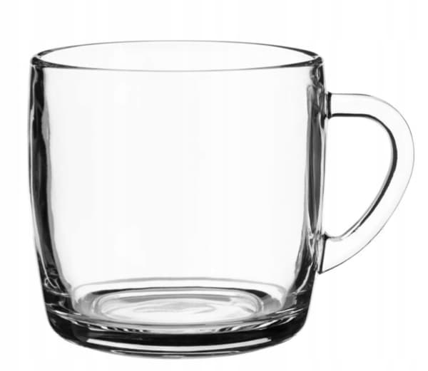 Teglas med hank, transparent, 310 ml, Renee