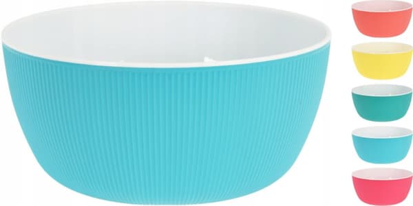 Rund plastikskål universal 24 cm