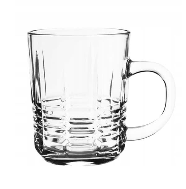 Glas med hank til drikkevarer lavet af holdbart glas 230 ml Julian