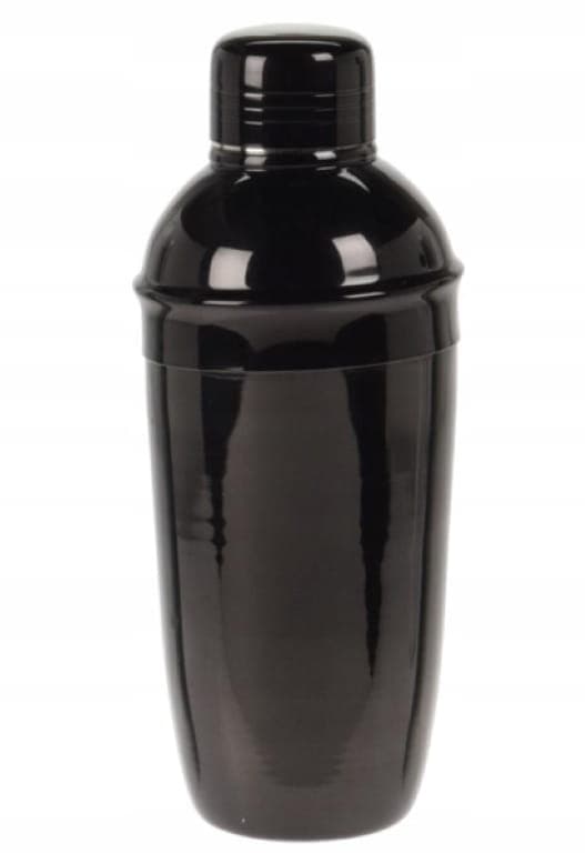 Bartendershaker för drinkar och cocktails svart 22x9 cm