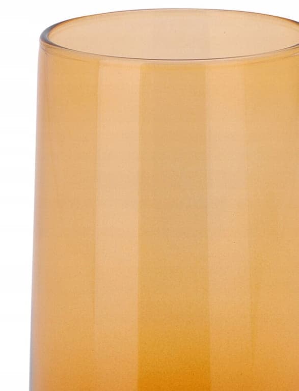 Högt glas för drycker, brunt, 470 ml