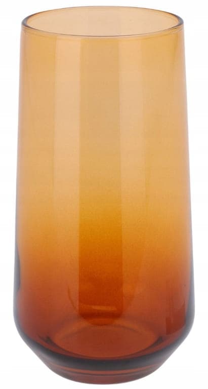 Högt glas för drycker, brunt, 470 ml