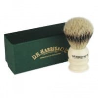 D.R. Harris Handmade Luxury Silvertip Badger Rakborste