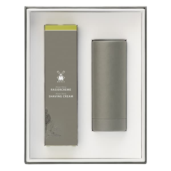 Mühle Shaving Care Aloe Vera Rakkräm och Rakborste Presentförpackning