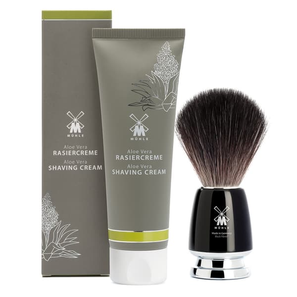 Mühle Shaving Care Aloe Vera Rakkräm och Rakborste Presentförpackning