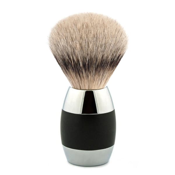 Merkur Silvertip Badger Rakborste Black/Chrome