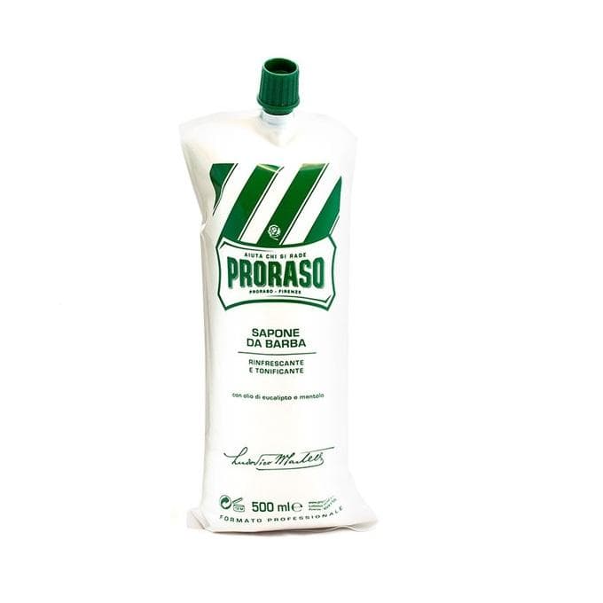 PRORASO Sapone Da Barba refreshing shaving soap with menthol and eucalyptus oil 500ml