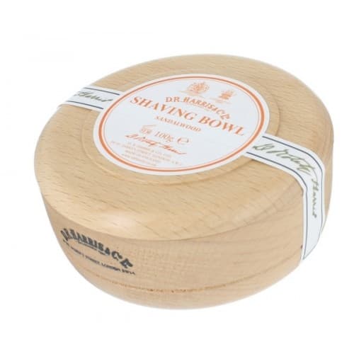D.R. Harris Shaving Soap Sandalwood i träskål 100g