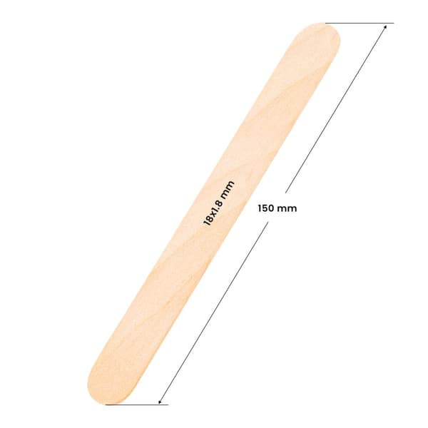 Iso puinen lasta 150 x 18 x 1,8 mm - 50 kpl