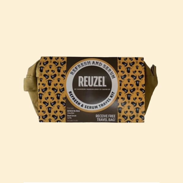 Reuzel® Try Reuzel® Beard kit - Refresh 100 ml + partaseerumi 50 g + matkalaukku
