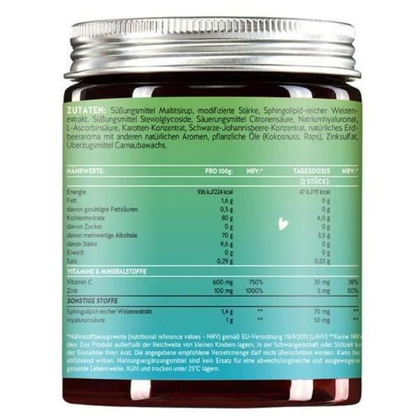 Bears With Benefits® Hey Flawless Youth Vitamin Ceramide & Hyaluron Sukkerfri 60 stk 150 g