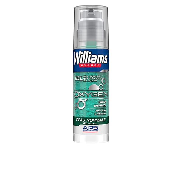 WILLIAMS EXPERT OXYGEN 0% alcohol shaving gel for normal skin 150 ml