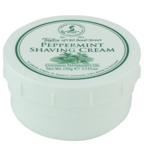 Taylor of Old Bond Street Peppermint Shaving Cream - 150 g - 5,3 oz