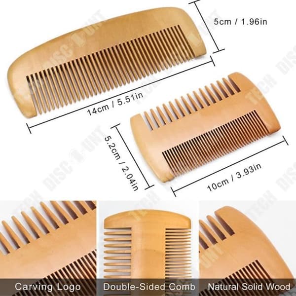 TD® skäggvårdssats 6-delad skäggreparation för män med skäggbalsam komplett kit