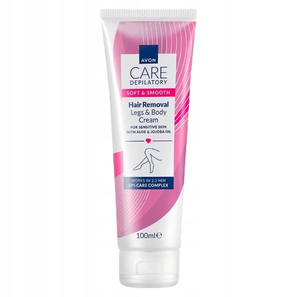 AVON hårfjerningscreme 100ml aloe jojoba glat hud uden irritation