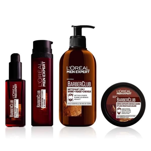 L'OREAL PARIS Men Expert 3-i-1 rengöringsgel - Frisyr BarberClub - 200 ml