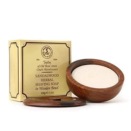 Taylor Of Old Bond Street Sandelträ Raktvål i träskål 100g
