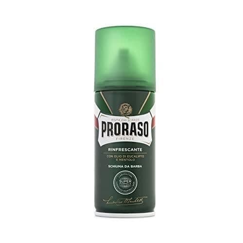 Espuma de Afeitar - PRORASO - Schiuma Barba Verde - 100 ml - För män - Alla skäggtyper