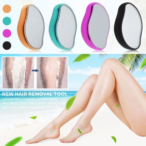 Crystal Epilator Crystal Hair Remover Eraser Återanvändbart glas Smärtfritt kroppshårborttagningsverktyg Bärbart verktyg för hårborttagning