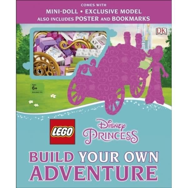 LEGO bok - Disney Princess - Bygg ditt äventyr - 50 idéer - För barn från 4 år och uppåt