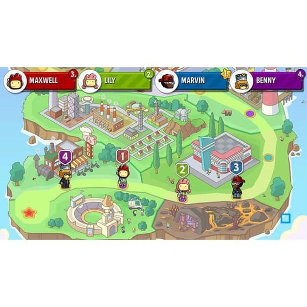 TV-spel - Scribblenauts - Showdown - 2 spellägen - 1 till 4 spelare - Multiplattform