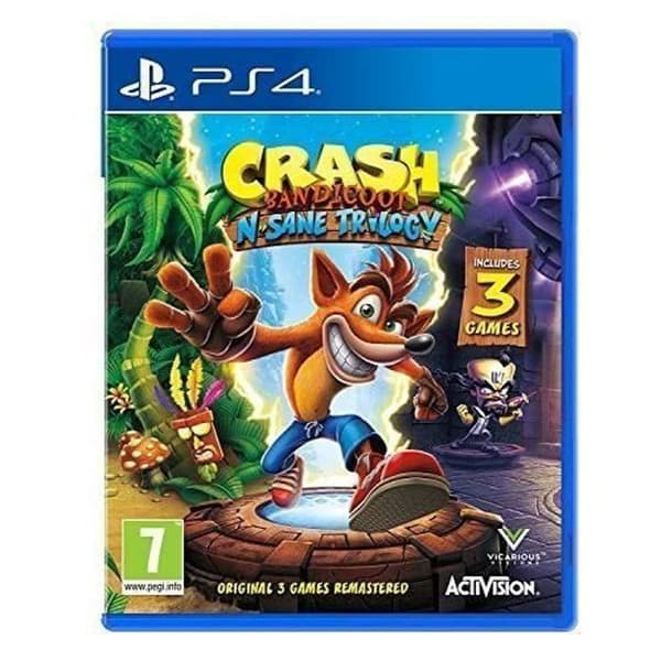 TV-spel - Activision - Crash Bandicoot N. Sane Trilogy - PS4 - Remastrad - Äventyr - Barn