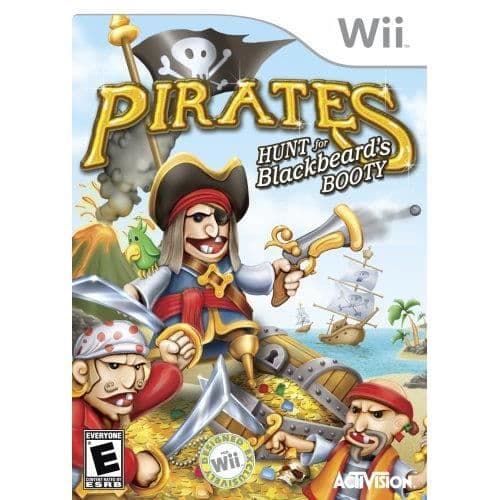 Pirates The Hunt For Blackbeards Booty - Nintendo Wii- USED
