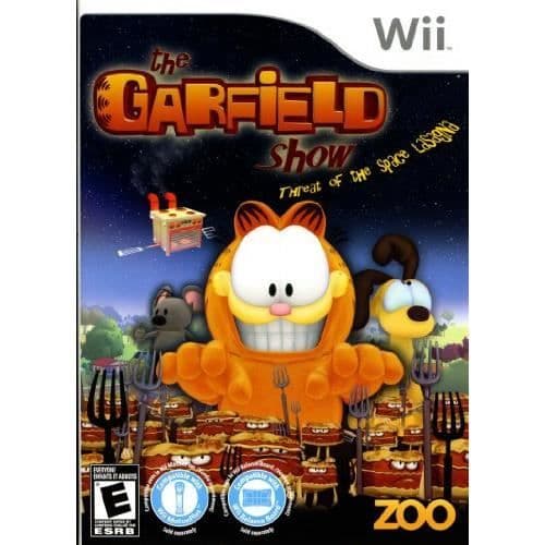 The Garfield Show - Threat of the Space Lasagne - Nintendo Wii- USED