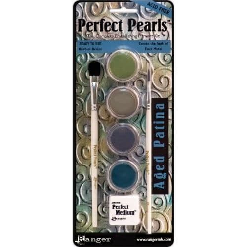 Ranger Perfect Pearls Embellishment Pigment Kit, åldrad patina
