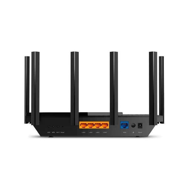 Wi-Fi-router - TP-Link - Archer AX73 - Wi-Fi 6 - Svart - EU-adapter ingår Svart