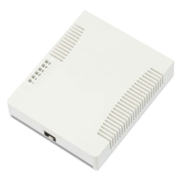Switch - MikroTik - RB260GS - Vit - Vuxen - Flexibel och lättanvänd