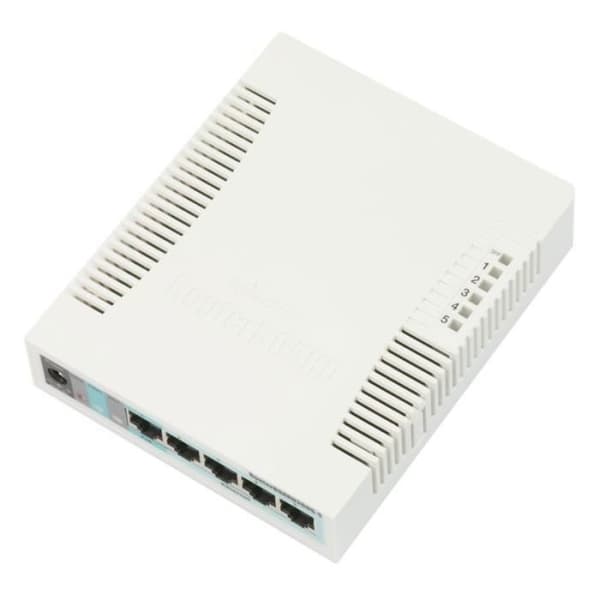 Switch - MikroTik - RB260GS - Vit - Vuxen - Flexibel och lättanvänd