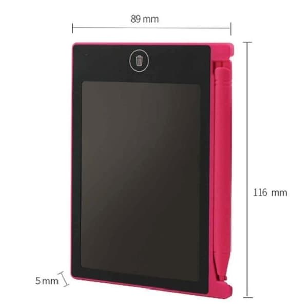 Elektronisk surfplatta - Ej specificerad - Modell #128 - 4,4 tum - Rosa - Penna medföljer