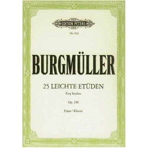 25 Leichte Etüden für Klavier op.100