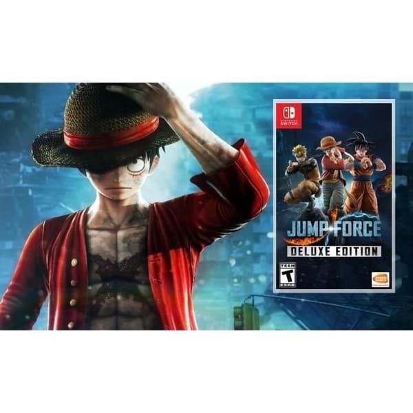 Videospel - JUMP FORCE - Deluxe Edition - Över 50 karaktärer - DLC inkluderat - 16 Shonen Jump-franchiser- USED
