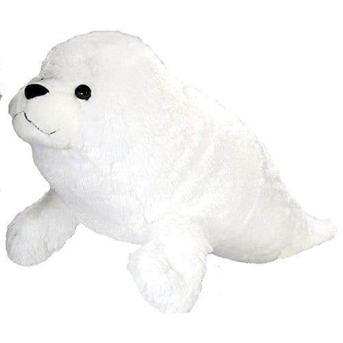 Wild Republic Jumbo Harp Seal Plysch, jätte gosedjur, plyschleksak, presenter för barn, 30 tum