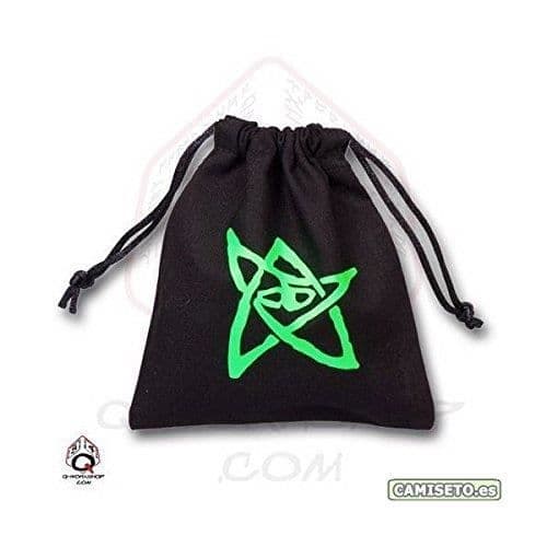 Q Workshop SVART Call of Cthulhu - COC Dice Bag i linne