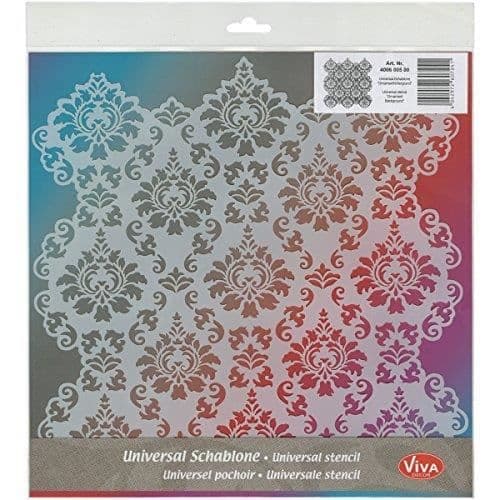 Viva Decor 400600500 Ornament Bakgrund Schablon