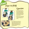 Miniatyrbild 2 av 3: Nino Percussion NINO18R/BK ABS Djembe Svart/Röd