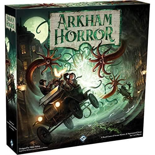 Arkham Horror 3rd Edition Brädspel | Mystery Games | Strategispel | Kooperativt brädspel för vuxna och familj | Ålder 14+ | 1-6
