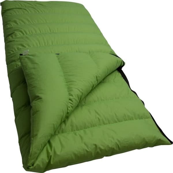 Lowland Companion Summer - Slaapzak - 210x80 cm - Groen - Dons - Katoen