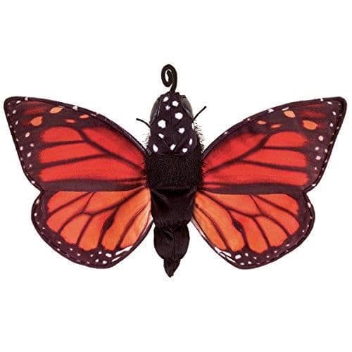 Folkmanis Monarch Life Cycle Vändbar Hand Puppet Plysch