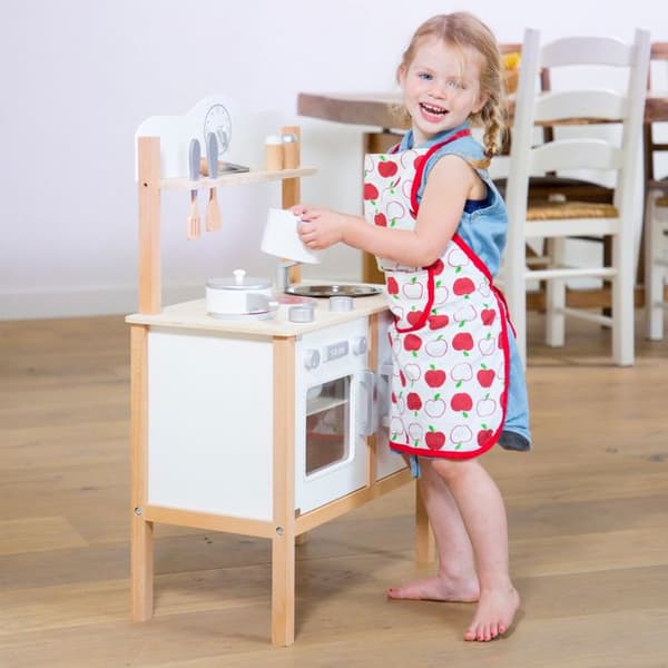 Nya klassiska leksaker - Speelkeuken - Wit - Inkluderande tillbehör - Aanrechthöjden är 44 centimeter