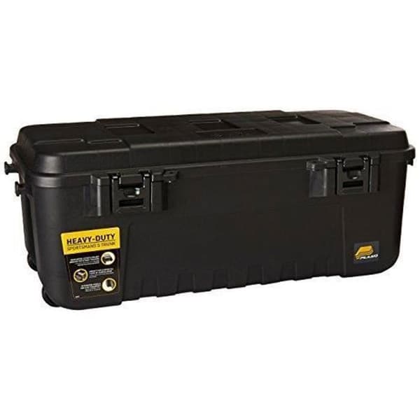 Plano Storage Trunk - 108 Quart w- Wheels (1919) - Svart