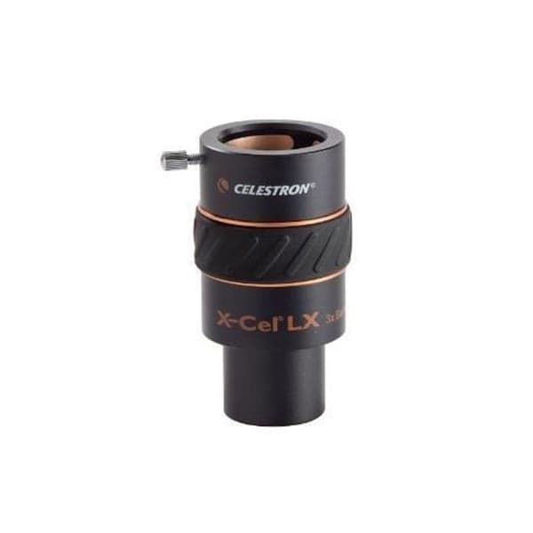 Celestron 93428 X-Cel LX 1,25-tums 3x Barlow-objektiv (svart)