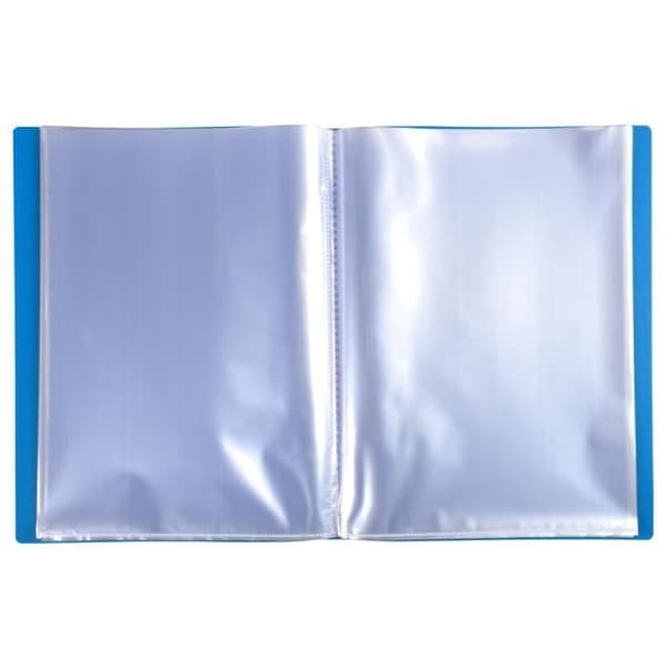 Dokumentfolder - EXACOMPTA - OPAK - Polypropylen - 160 fickor - A4 Ljusblå