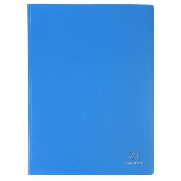 Dokumentfolder - EXACOMPTA - OPAK - Polypropylen - 160 fickor - A4 Ljusblå
