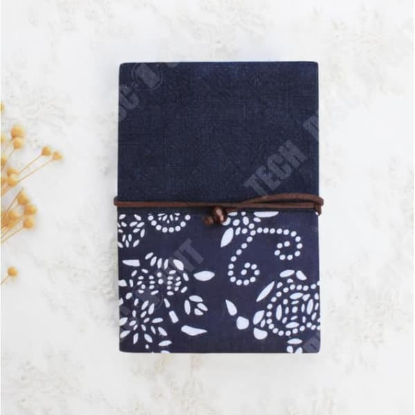 TD® Blue Ink Dye Sy Tyg Bokomslag Notebook Duk Bokomslag Handkonto A5 bokjacka