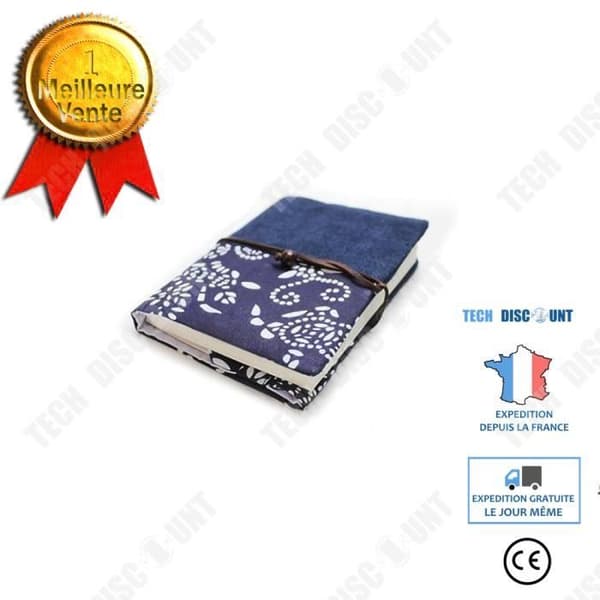 TD® Blue Ink Dye Sy Tyg Bokomslag Notebook Duk Bokomslag Handkonto A5 bokjacka